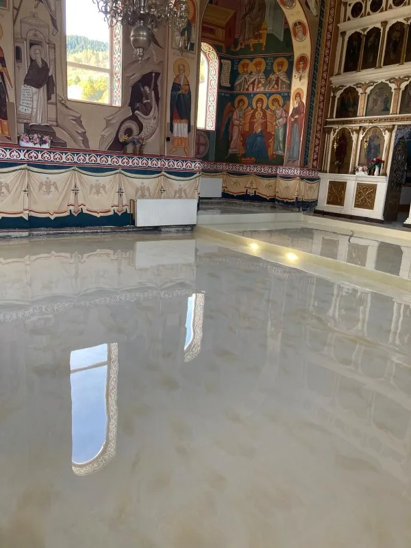 Pardoseală epoxidică turnată